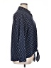 Susan Graver Polka Dots Blue Long Sleeve Blouse Size 16 - photo 4