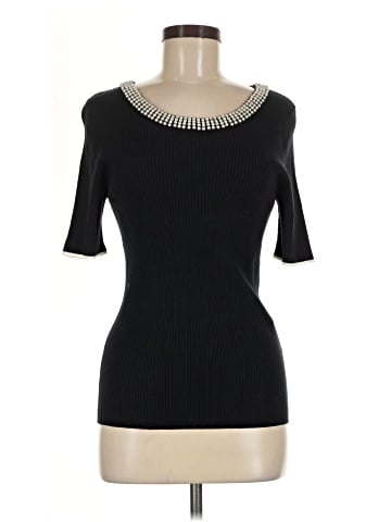 Karl Lagerfeld Paris 3/4 Sleeve Top (view 1)