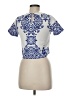 Sheinside Blue Short Sleeve Blouse Size M - photo 2