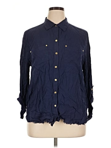 MICHAEL Michael Kors Long Sleeve Button-Down Shirt (view 1)