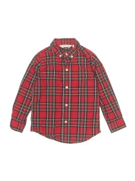 Janie And Jack Long Sleeve Button Down Shirt