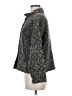 Chico's Design 100% Cotton Print Gray Jacket Size Med (1) - photo 5