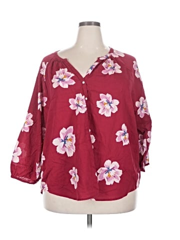 Old Navy 3/4 Sleeve Blouse (view 1)