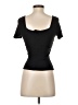 Lulus Black Short Sleeve Top Size S - photo 2
