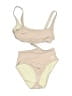 Solid & Striped Solid Tan Two Piece Swimsuit Size M - photo 1