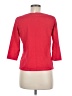 Talbots 100% Cotton Red 3/4 Sleeve Top Size Med Petite - photo 2