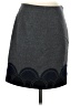 Boden Chevron-herringbone Gray Casual Skirt Size 4R - photo 1