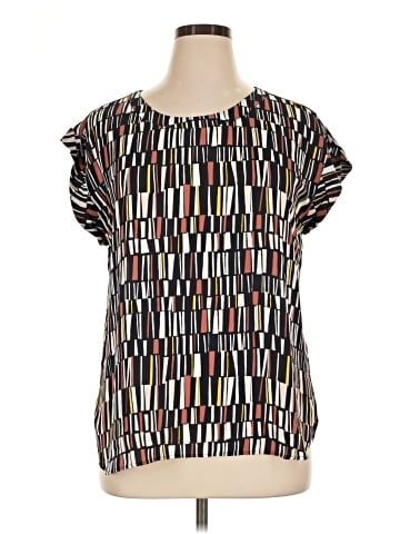 Ann Taylor Factory Short Sleeve Blouse (view 1)