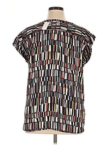 Ann Taylor Factory Short Sleeve Blouse (view 2)