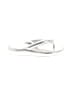 FitFlop Silver Flip Flops Size 10 - photo 1