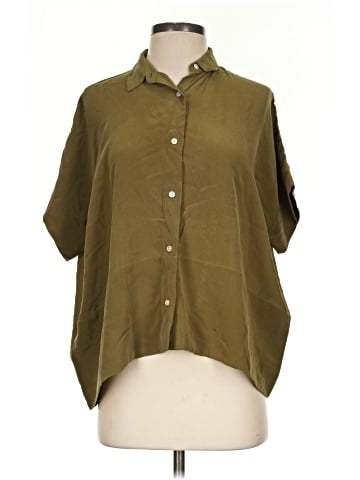 Everlane Short Sleeve Silk Top (view 1)