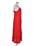 Topshop 100% Polyester Red Casual Dress Size 8 - photo 4