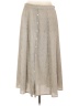 Max Studio Silver Casual Skirt Size L - photo 1