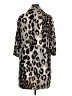 Eliza J 100% Polyester Animal Print Brown Casual Dress Size 16 - photo 2