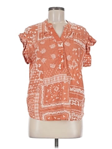 RACHEL Rachel Roy Short Sleeve Blouse (view 1)
