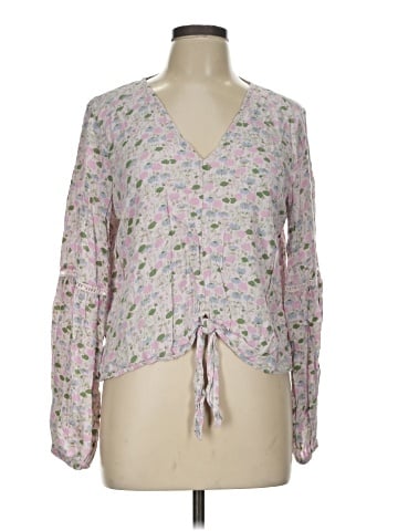 LC Lauren Conrad Long Sleeve Blouse (view 1)