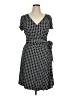 AB Studio Houndstooth Black Casual Dress Size XL - photo 1