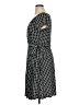 AB Studio Houndstooth Black Casual Dress Size XL - photo 5