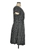 AB Studio Houndstooth Black Casual Dress Size XL - photo 4