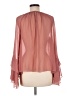 Jessica Simpson 100% Polyester Pink Long Sleeve Blouse Size M - photo 2
