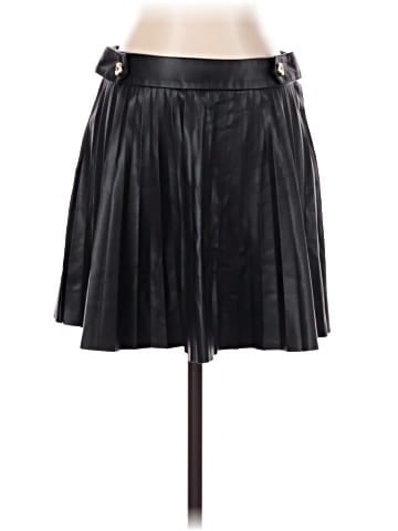 Zara Faux Leather Skirt (view 1)