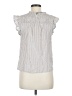 Hem & Thread Silver Sleeveless Blouse Size M - photo 2
