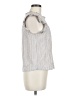 Hem & Thread Silver Sleeveless Blouse Size M - photo 4