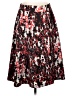 Mossaic Print Red Casual Skirt Size 6 - photo 1