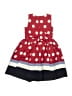Bonnie Jean 100% Polyester Polka Dots Red Dress Size 4T - photo 2