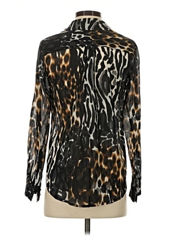Trina Turk Long Sleeve Silk Top (view 2)