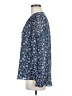 1.State 100% Polyester Blue Long Sleeve Blouse Size M - photo 5