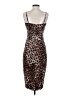 Boston Proper Animal Print Brown Cocktail Dress Size 4 - photo 2