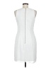 Aqua 100% Polyester Graphic Silver Cocktail Dress Size 6 - photo 2