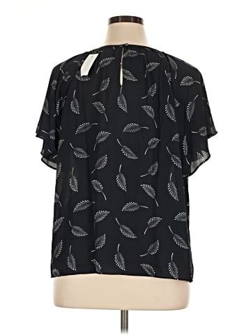 Ann Taylor Factory Short Sleeve Blouse (view 2)
