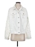 Lea & Viola 100% Cotton Stars White Jacket Size S - photo 1
