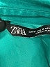 Zara 100% Polyester Solid Teal 3/4 Sleeve Blouse Size M - photo 7