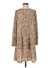 H&M 100% Polyester Tweed Tan Casual Dress Size S - photo 1