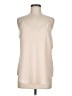 Express Ivory Sleeveless Blouse Size M - photo 1