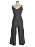 Angie Houndstooth Gray Jumpsuit Size L - photo 1