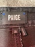 Paige Chevron-herringbone Black Jeans Size 28 waist - photo 7