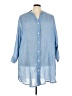 J Valdi Blue 3/4 Sleeve Blouse Size 3X - photo 1