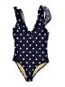 Old Navy Polka Dots Blue One Piece Swimsuit Size L - photo 1