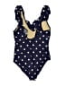 Old Navy Polka Dots Blue One Piece Swimsuit Size L - photo 2