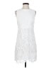 Aqua 100% Polyester White Cocktail Dress Size S - photo 1