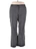 Apt. 9 Chevron-herringbone Gray Dress Pants Size 18 - photo 1