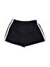 Adidas 100% Polyester Stripes Black Athletic Shorts Size 7 - 8 - photo 2