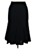 Louben Solid Black Formal Skirt Size 14 - photo 1