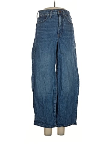 Madewell The Curvy Perfect Vintage Wide-Leg Crop Jean in Cresslow Wash (view 1)