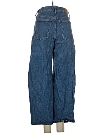 Madewell The Curvy Perfect Vintage Wide-Leg Crop Jean in Cresslow Wash (view 2)