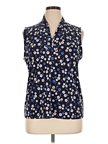 Anne Klein Sleeveless Blouse (view 1)